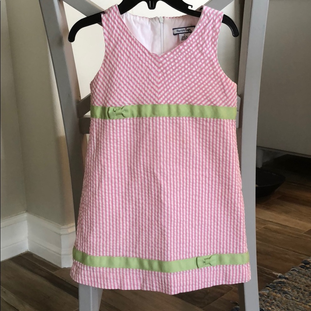 Heartstrings seersucker dress